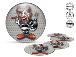 Adesivi Resina Bombati Design Premium Etichette Lusso